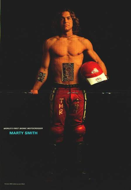One of the most famous portraits in motocross history was this MXA image of Marty Smith