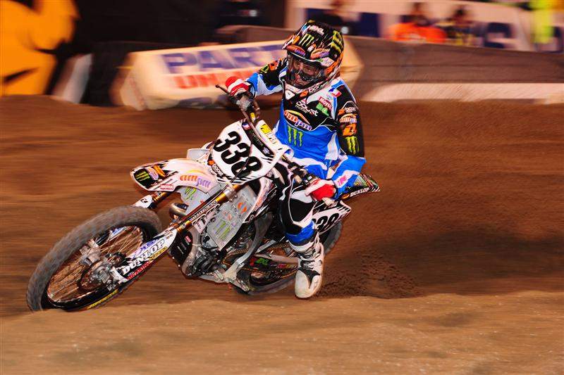 Jason Lawrence makes his 450cc supercross debut tonight in Indy. In unseeded practice, he was fifth-fastest with a 50.151-second lap.