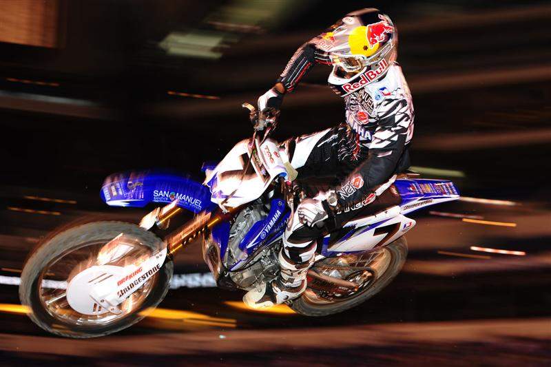 James Stewart was fastest in practice in Indy with a 48.821-second lap.