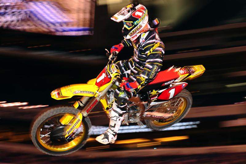 Chad Reed was fourth-fastest with a 49.896, which puts him in Stewart's Heat race tonight.