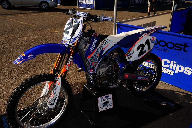 Cody Cooper's lonely bike.