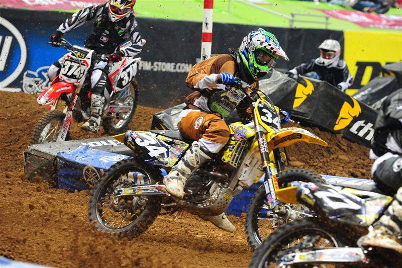 Matt Goerke (34) started in the top five and stayed there, finishing a season-best fourth.