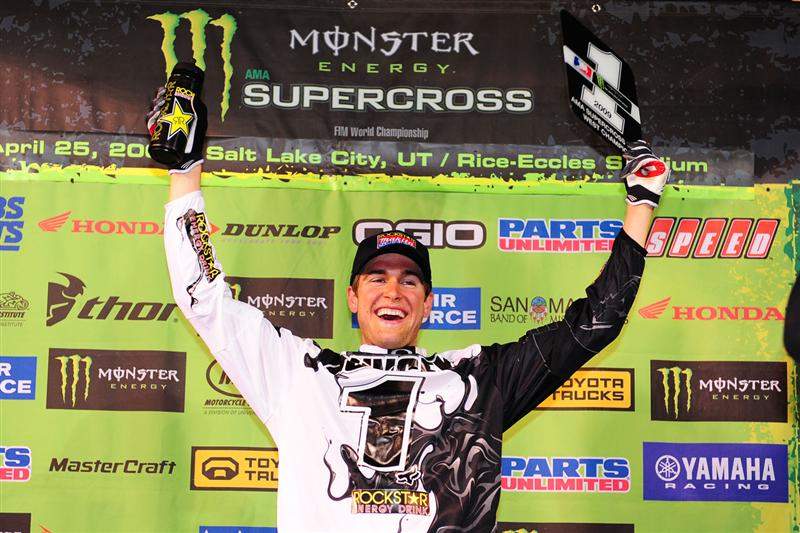 Dungey finished fourth, securing his first-ever pro championship.