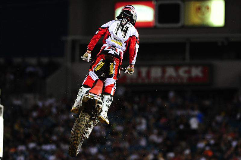 Kevin Windham got a good start and raced to an easy third place.