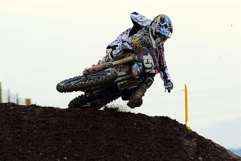 Justin Barcia led much of moto two and ended with a 9-2 score for fourth overall.