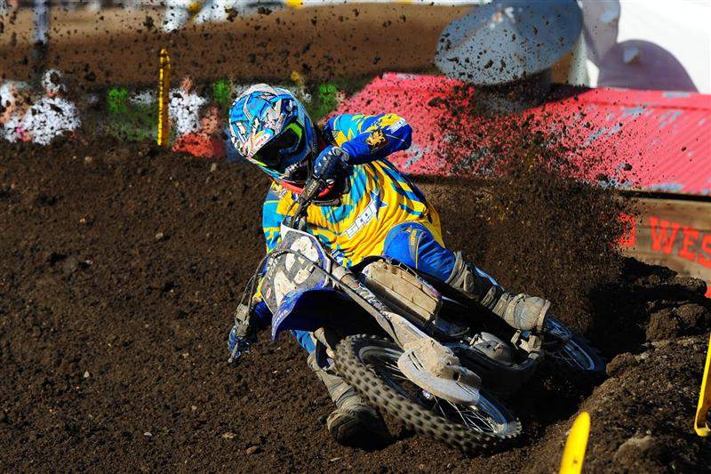 Broc Tickle grabbed third in the first moto.