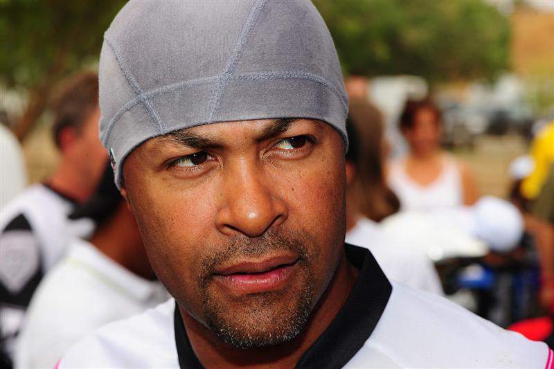 Rado gets his game face on.