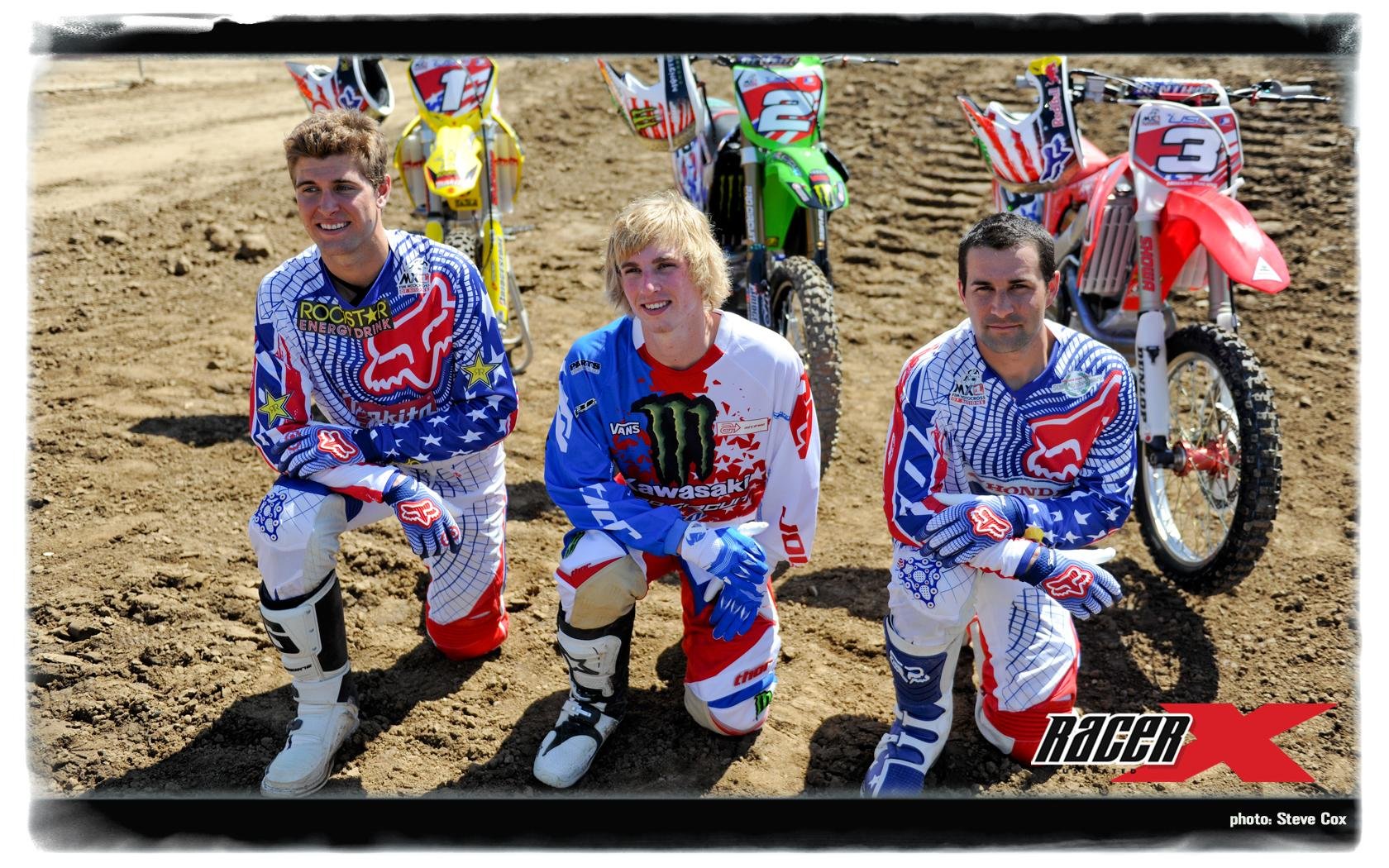 Ryan Dungey, Jake Weimer and Ivan Tedesco.