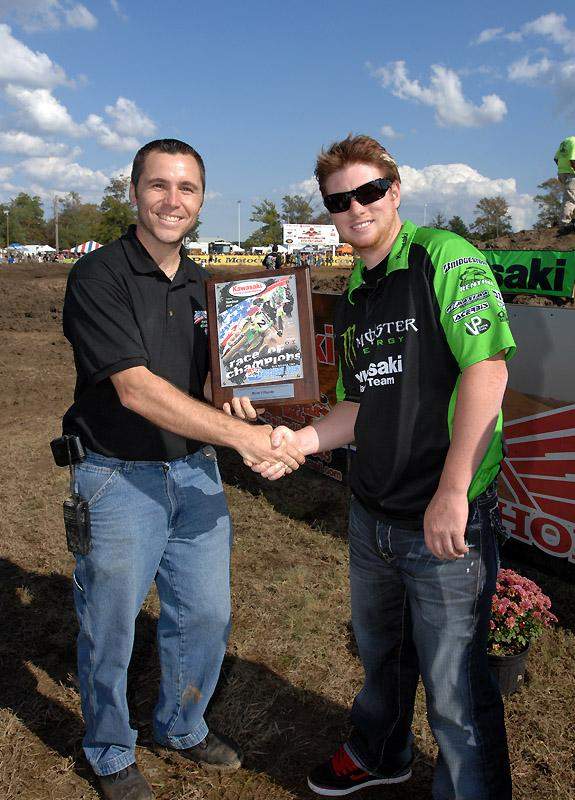 Ryan Villopoto was the guest of honor at the Kawasaki sponsored event.