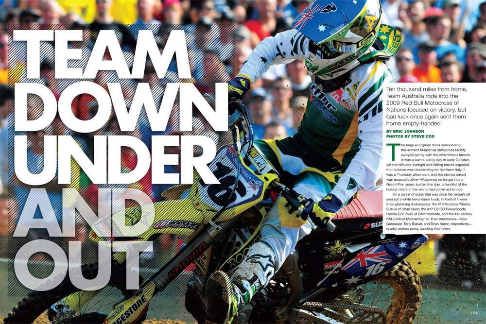 Team Down Under and Out