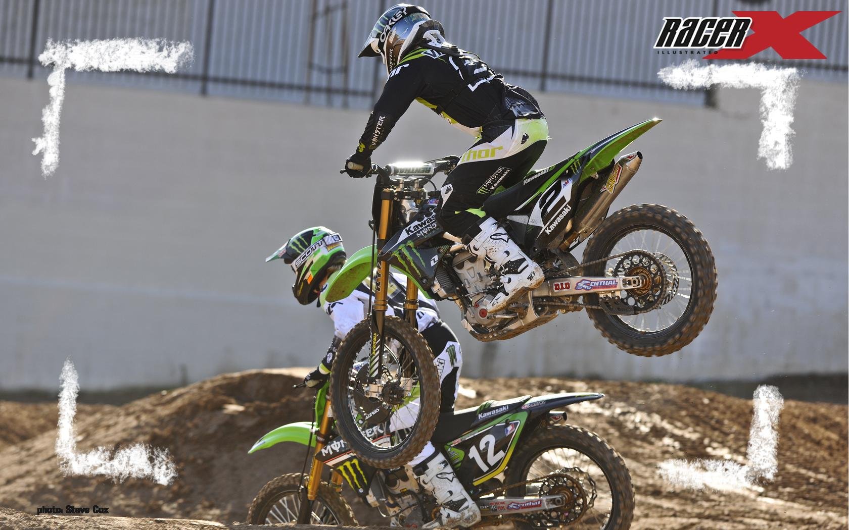 Jake Weimer (12) and Ryan Villopoto (2)