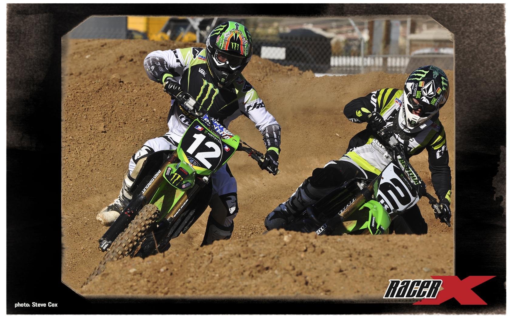 Jake Weimer (12) and Ryan Villopoto (2)