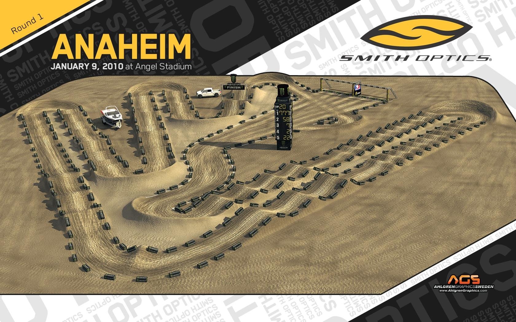 Anaheim 1 Track Map