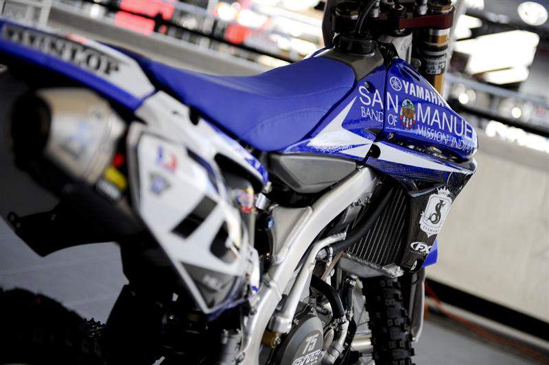 Josh Hill's L&M Racing Yamaha YZ450F.