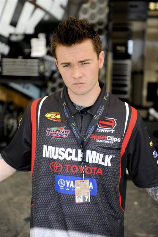 JGR/Toyota Yamaha's Josh Grant is still a bit of a question mark for tonight, but he made it through practice just fine, which means he may be fine to race.