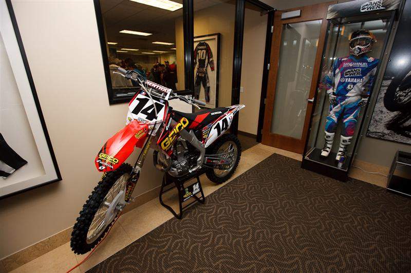 Windham's ride home parked in the lobby