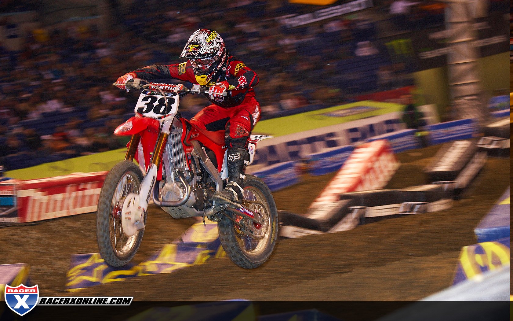Trey Canard filled in for Andrew Short on the Honda Red Bull Racing team.