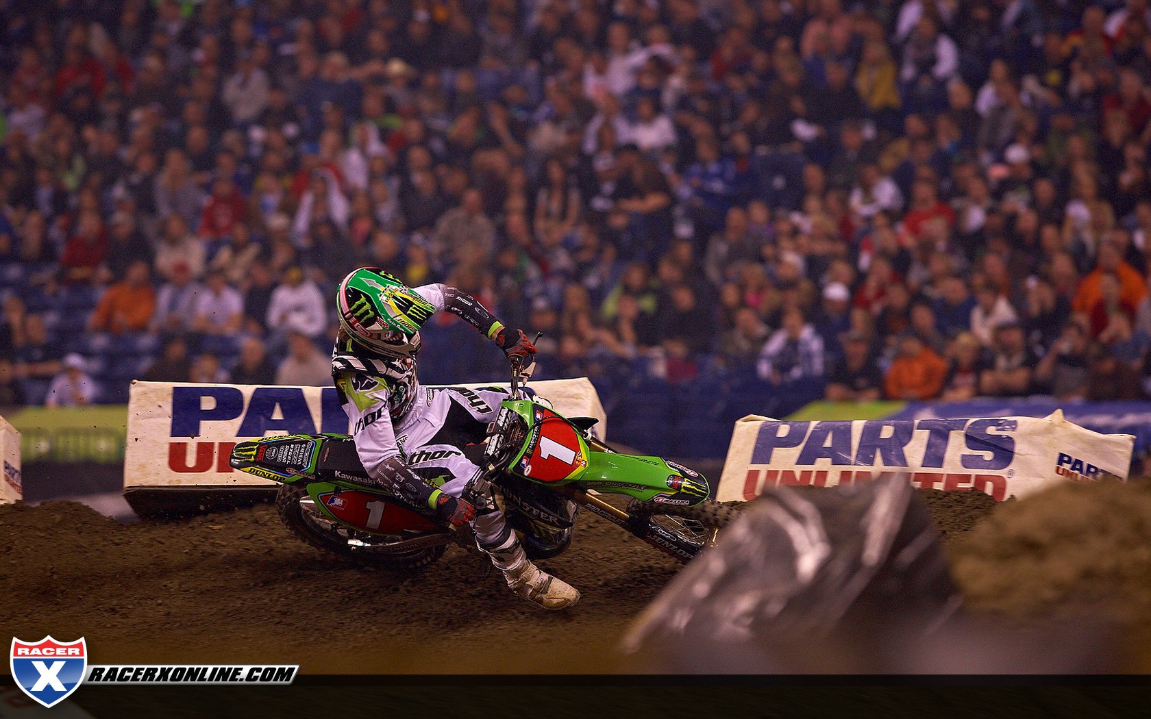 Monster Energy/Pro Circuit Kawasaki's Christophe Pourcel.