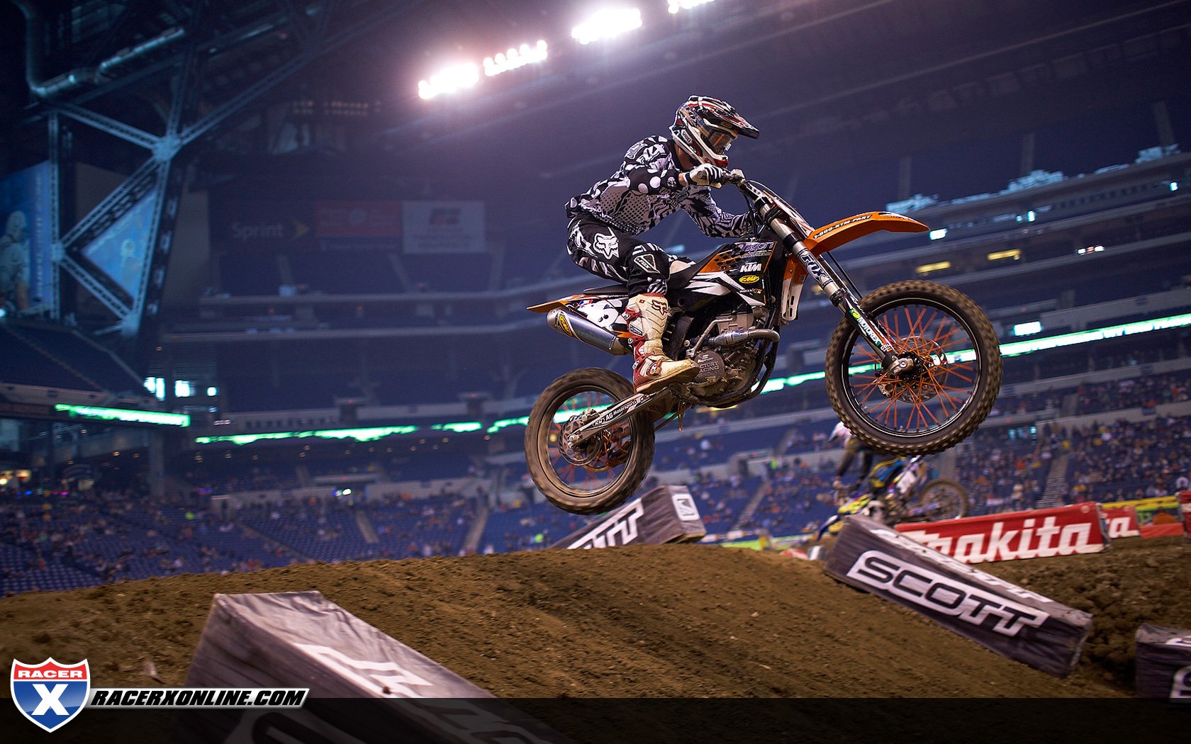 KTM's Taylor Futrell made his Lites SX debut.