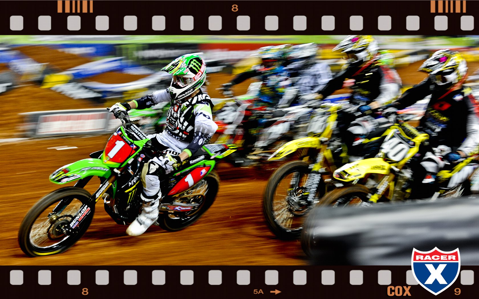 Christophe Pourcel grabs a heat-race holeshot.