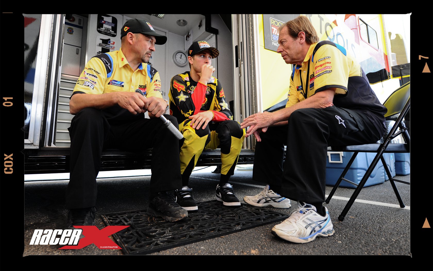 Mike Gosselaar, Ryan Dungey, and Roger Decoster