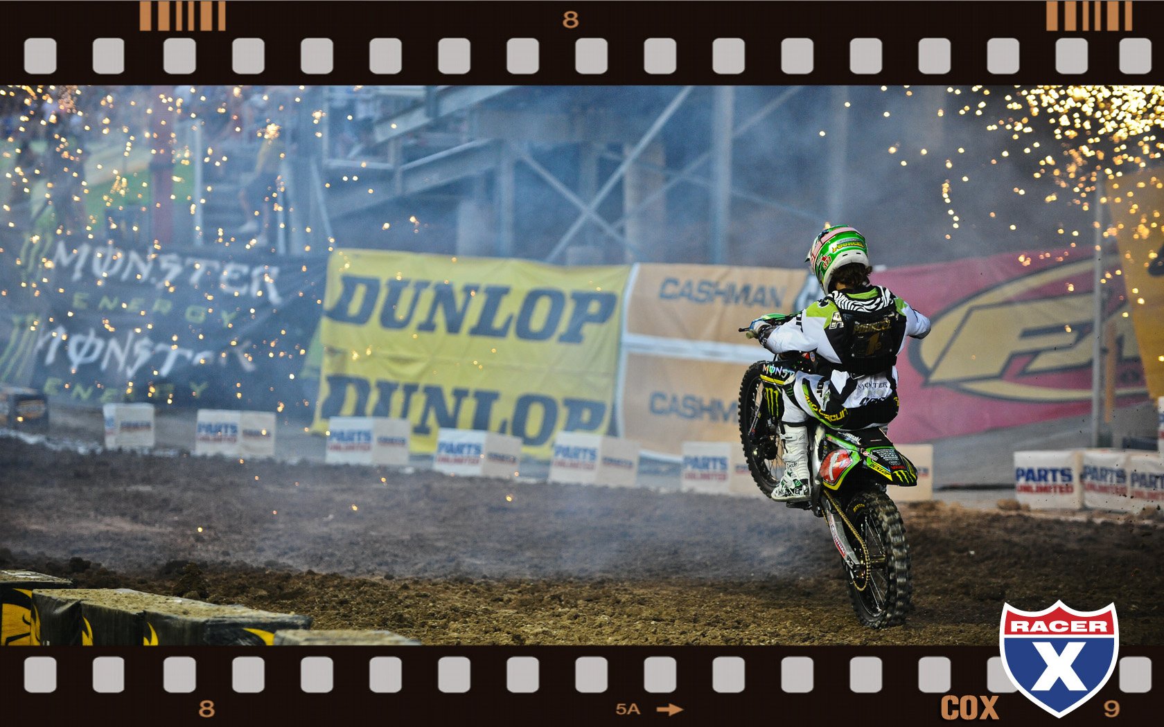 Christophe Pourcel heads into the stadium during opening ceremonies.