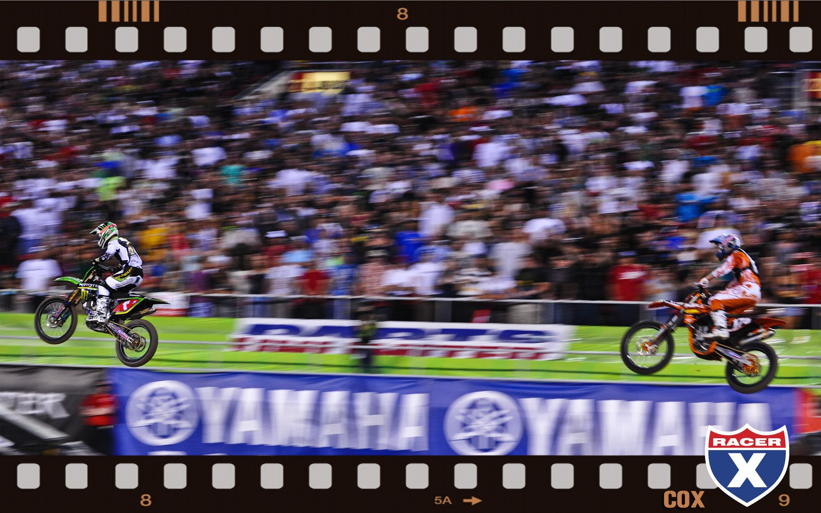 Jake Weimer grabbed the holeshot in the West heat and the main event.