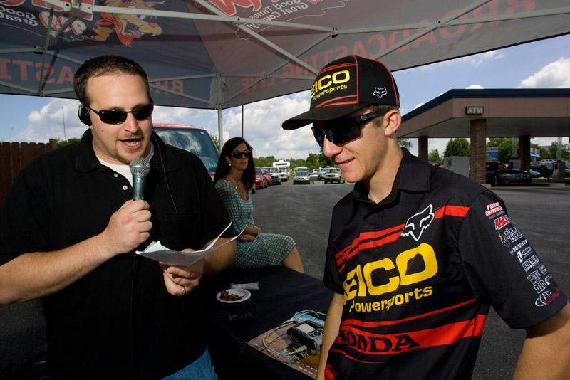 Eli Tomac spoke with a local radio station.