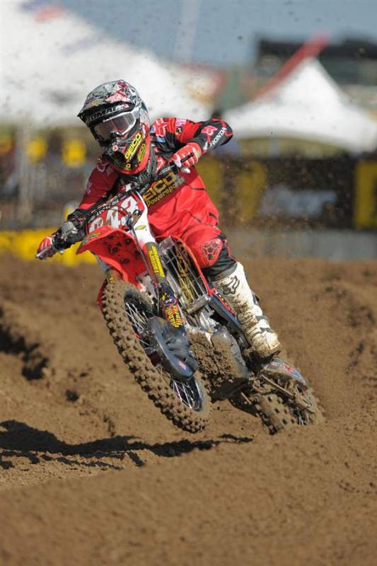 Eli Tomac ws seventh fastest overall in 250cc qualifying.