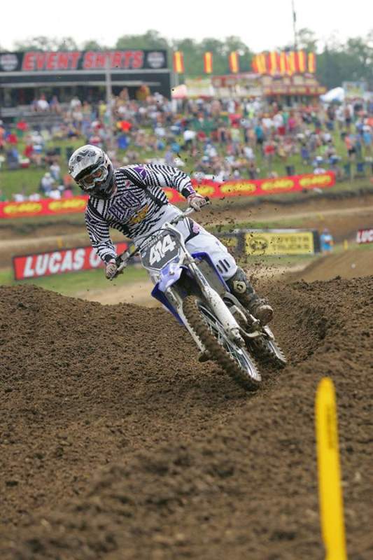 Brian Shuckhart was attempting to make the 250cc field today on a YZ125.