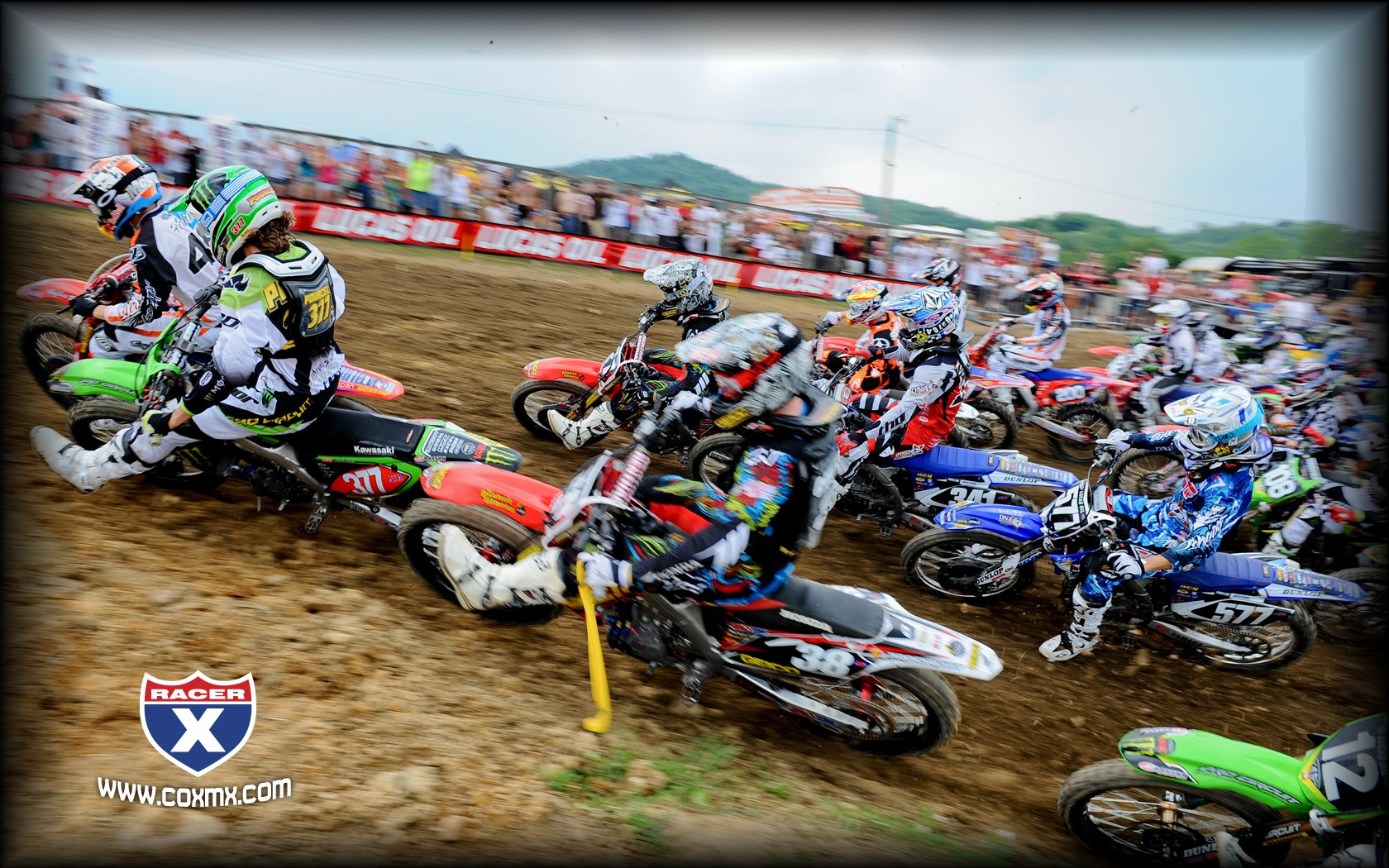 The second 250cc start.