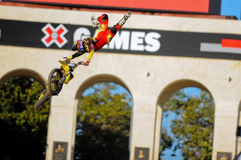 Pastrana's tricks were big, and he had the double-backflip in the bag in case he needed it. He didn't, but he did it anyway after clinching the gold.