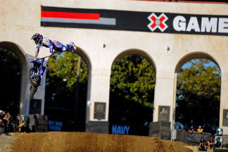 Nate Adams shows his extension.