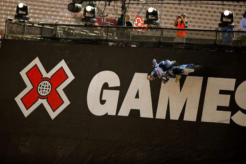 Robbie Maddison was going big on one of the walls, and he looked destined for the finals, until...