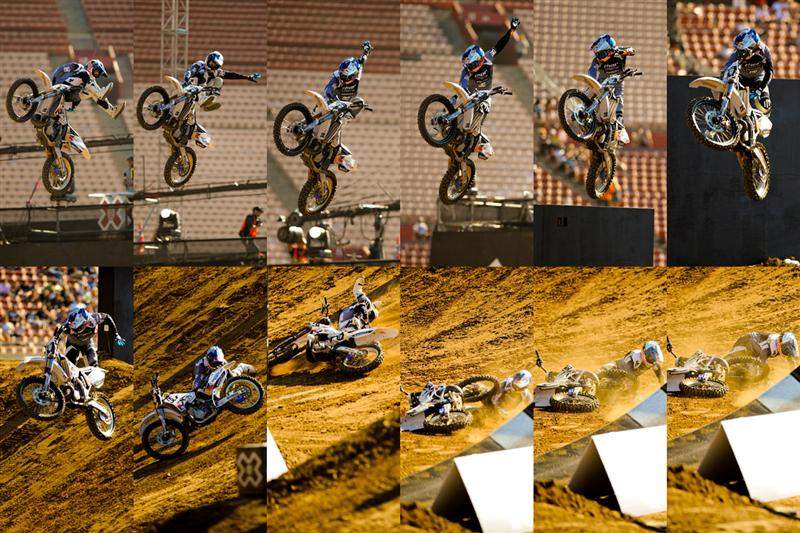 ...his body varial, which he was pulling regularly in the prelims and in practice, went wrong. He hit the ground hard and dropped out.