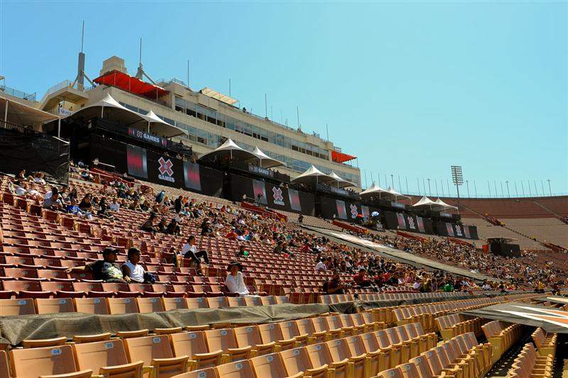 The stands weren't really packed at X, but it's the TV audience that really matters for this event.