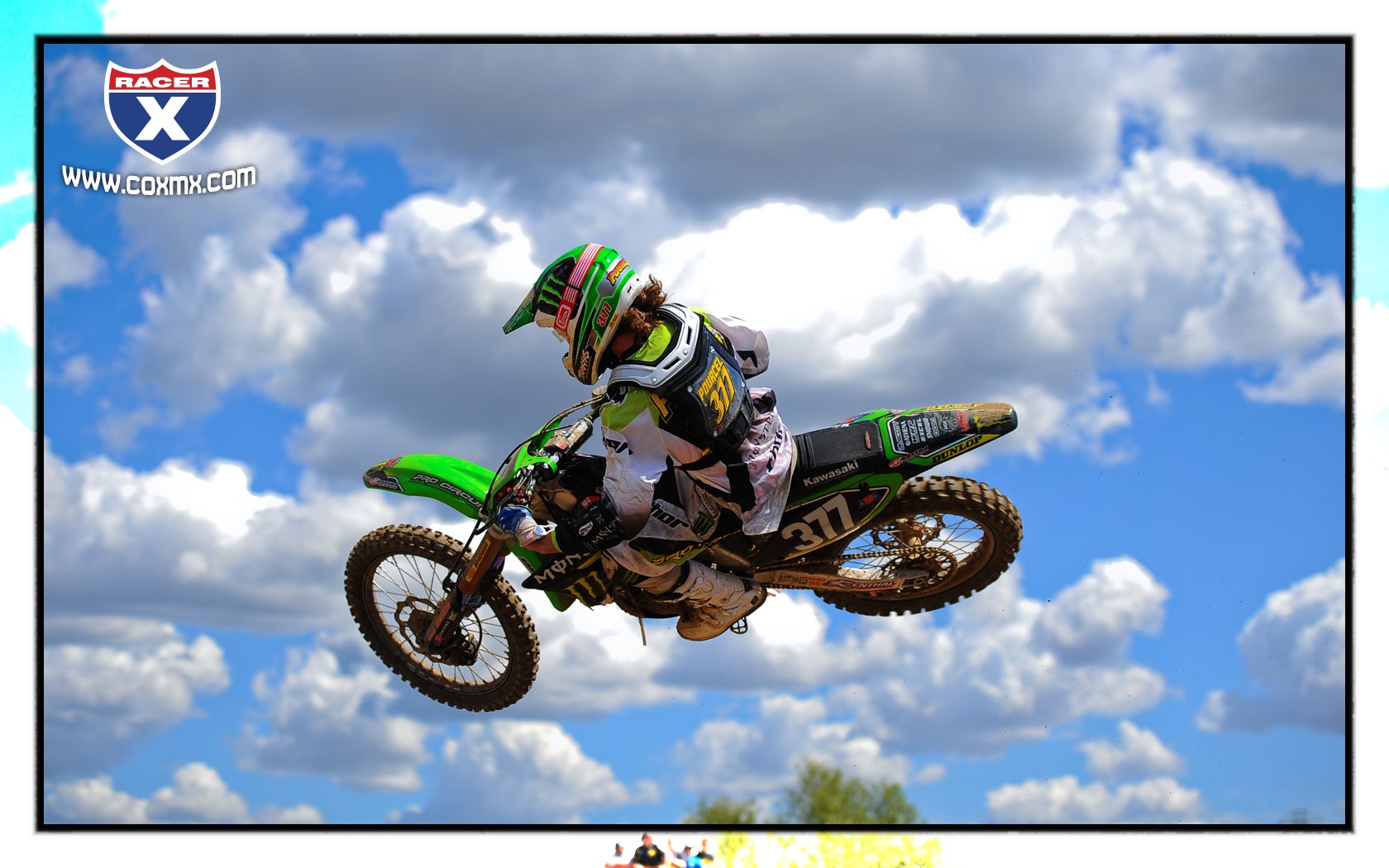 Christophe Pourcel won the opening 250cc moto of the year at Hangtown.