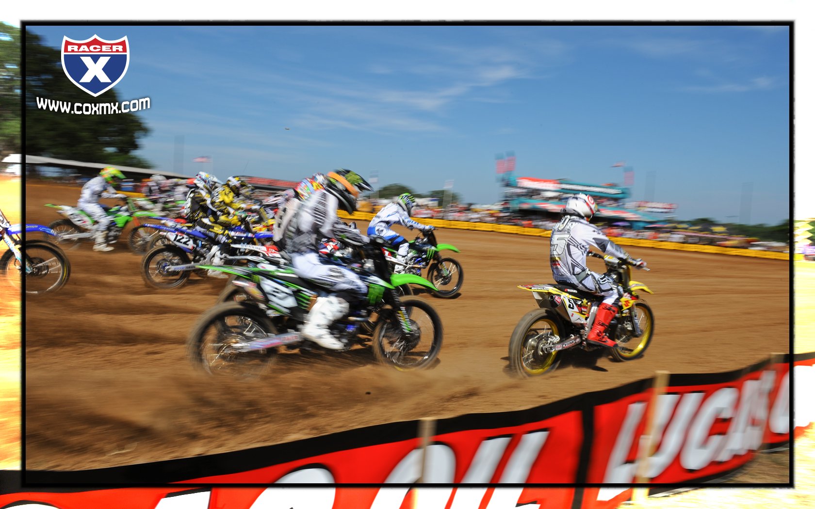 Ryan Dungey (5) got his act together in Texas and won the first moto.