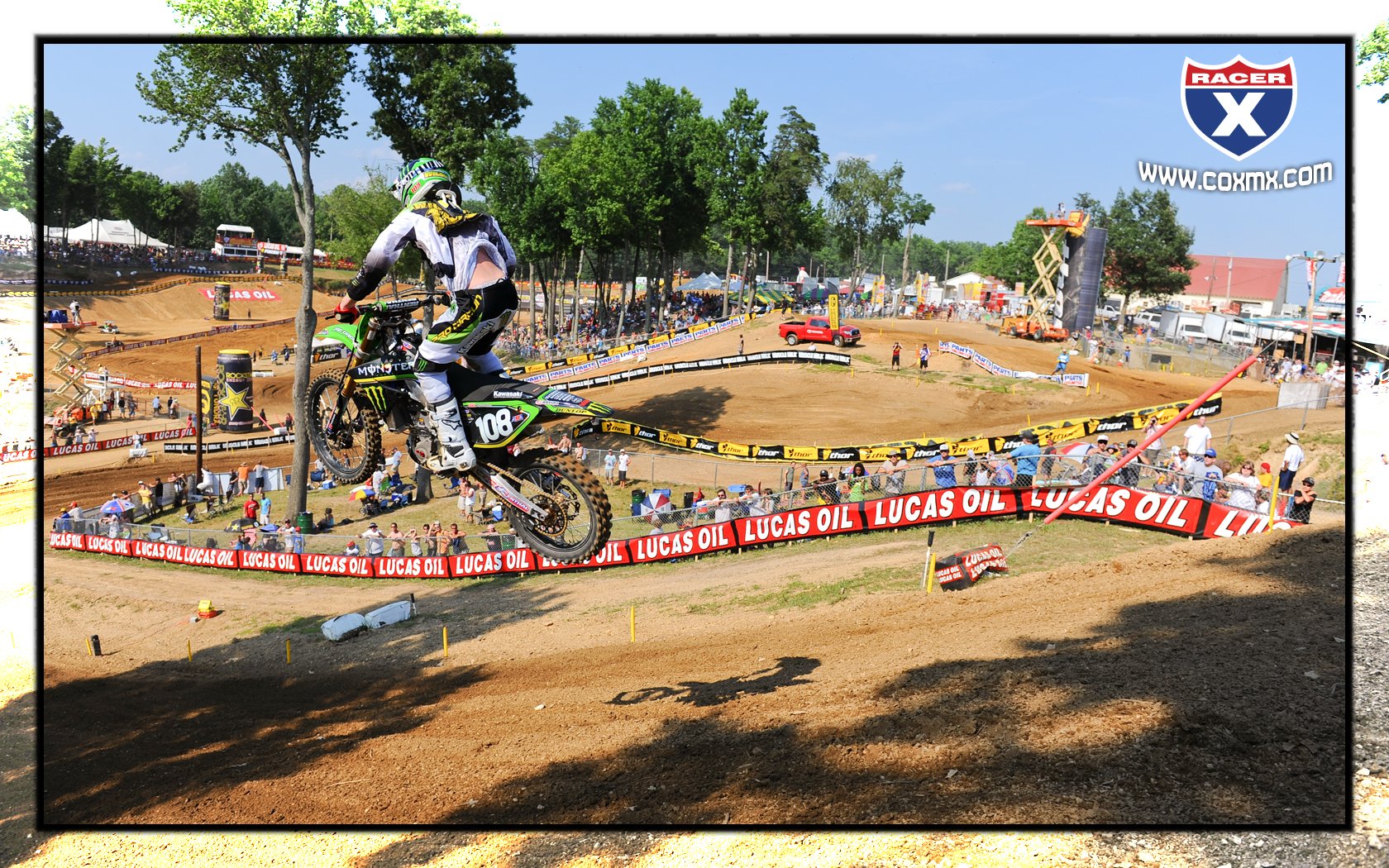Dean Wilson won the second moto at Budds Creek, which landed him the overall win.