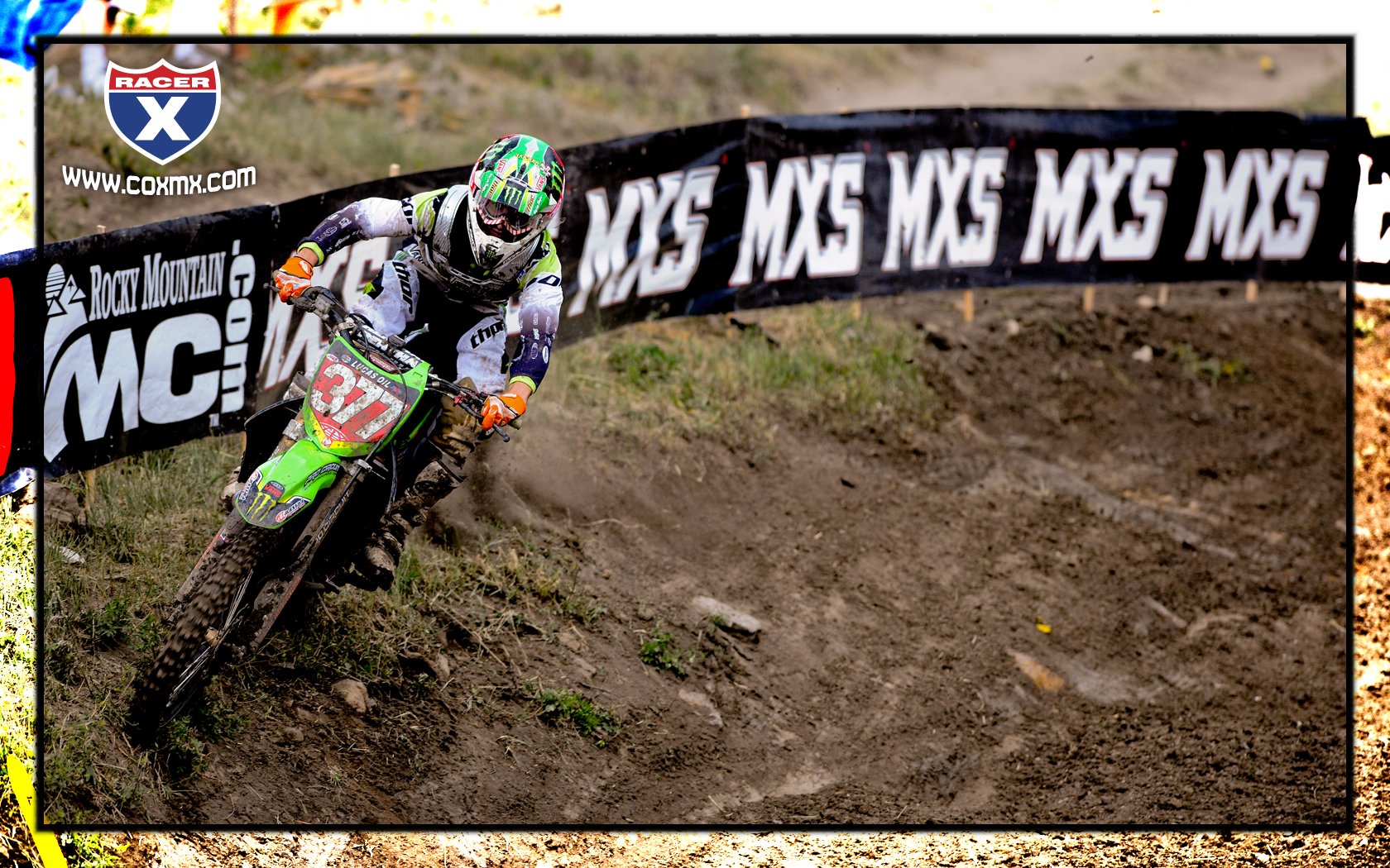 Christophe Pourcel had to find creative lines to come through the pack and win the second moto in Colorado - his first 1-1 sweep of the season.