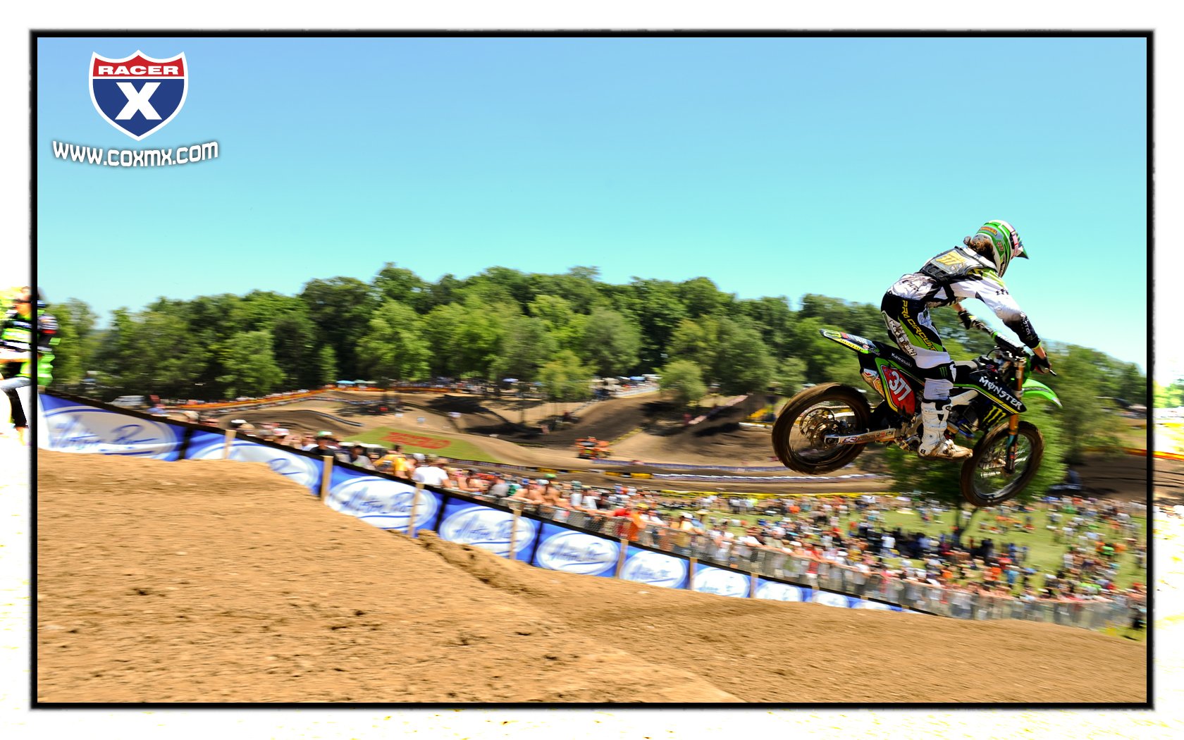 Christophe Pourcel won the opening moto at RedBud, showing he's definitely the fastest in the early part of the day.