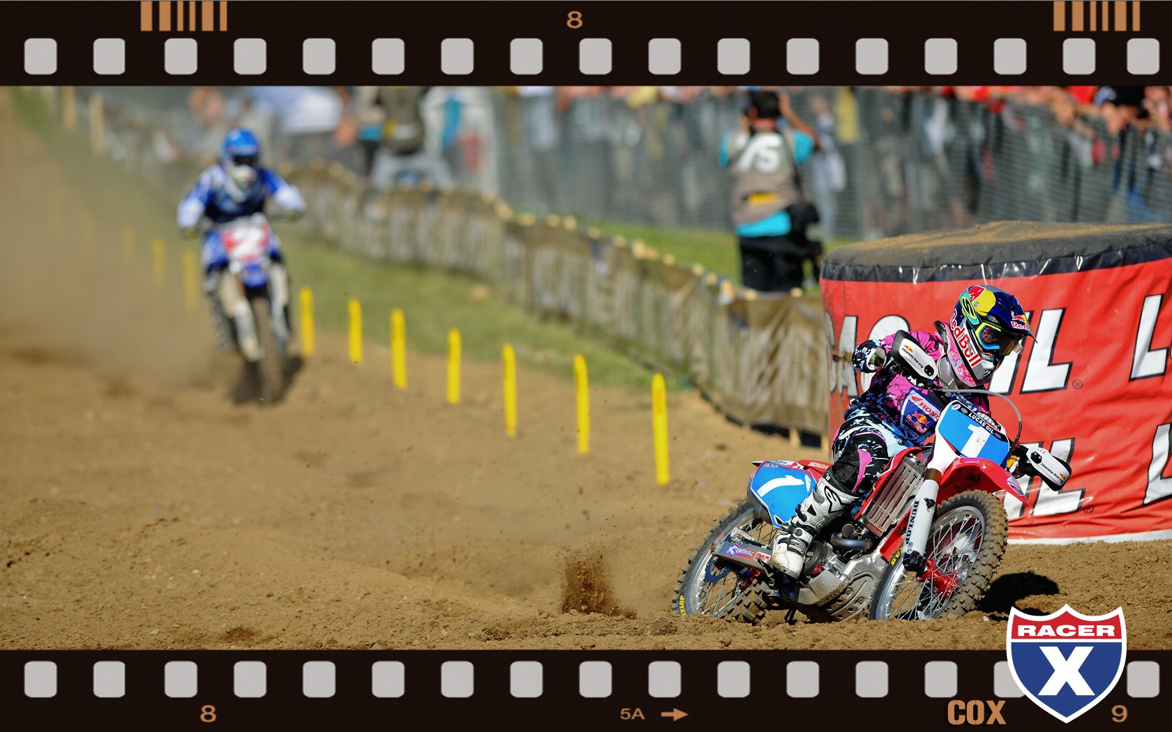 Ashley Fiolek leads Jessica Patterson