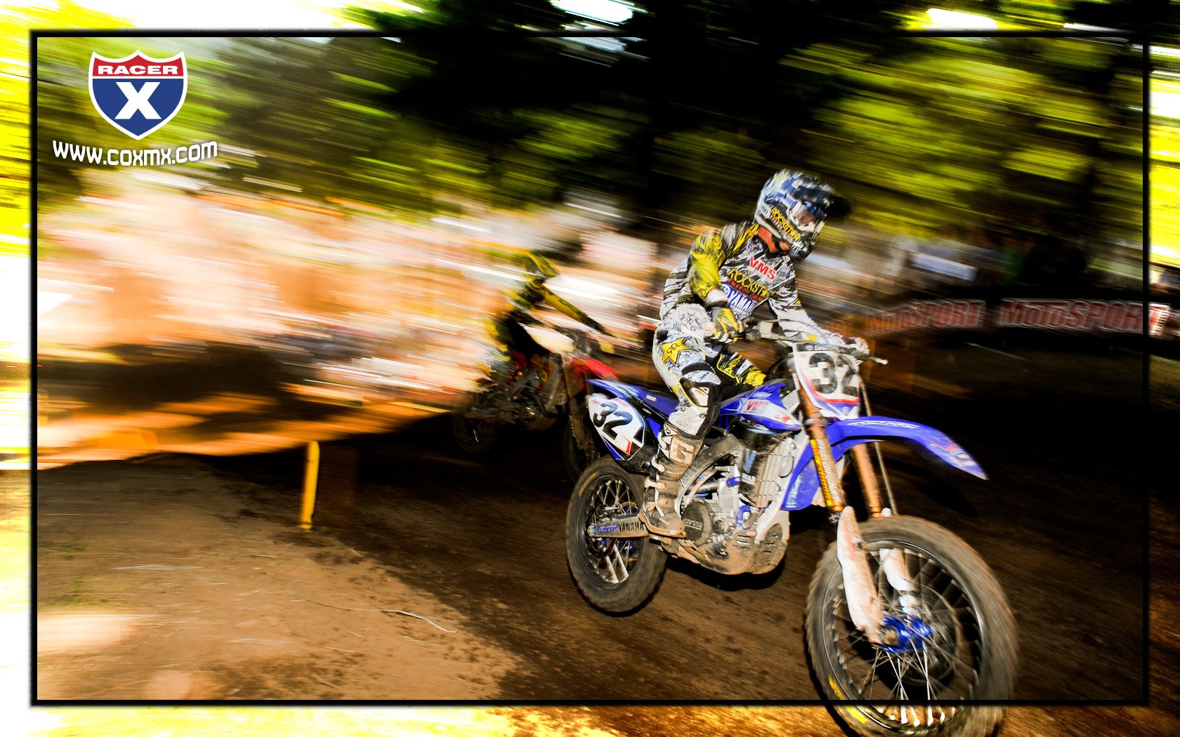 Kyle Cunningham leading Brett Metcalfe