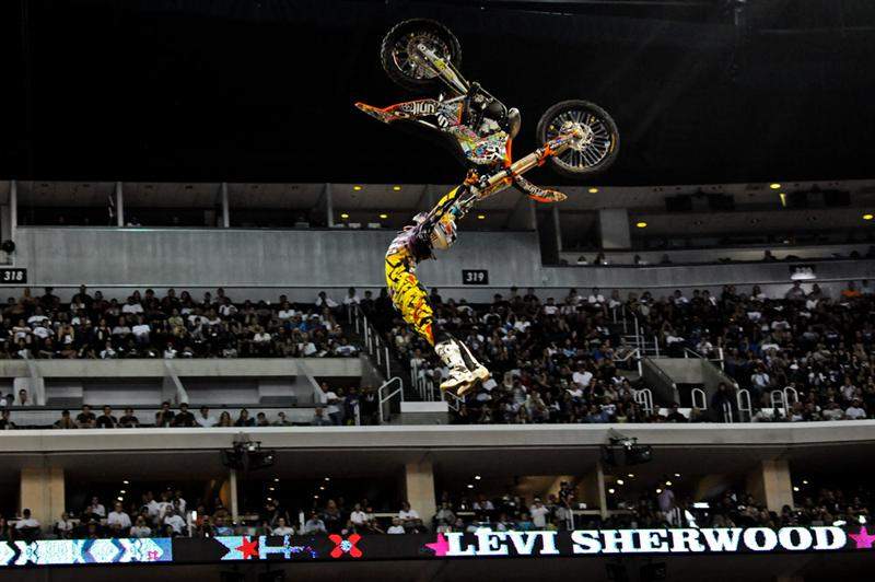 Levi Sherwood threw this down in Best Trick.