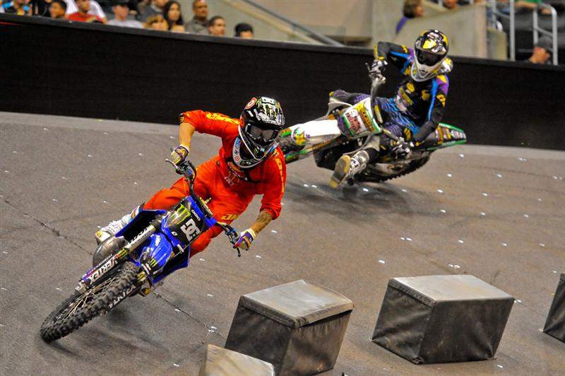 Nate Adams leads Jeremy 