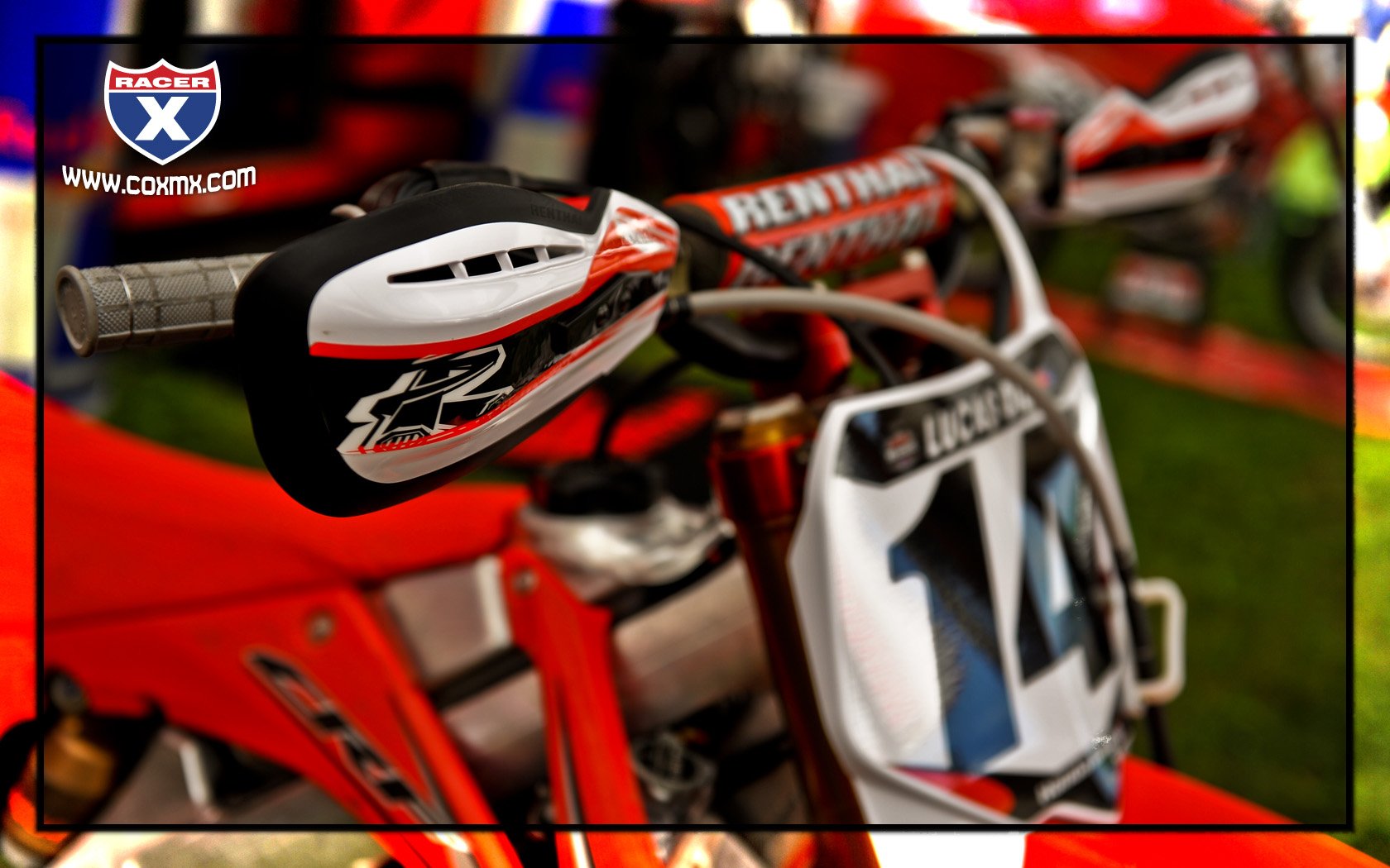 K-Dub's new Renthal hand guards...