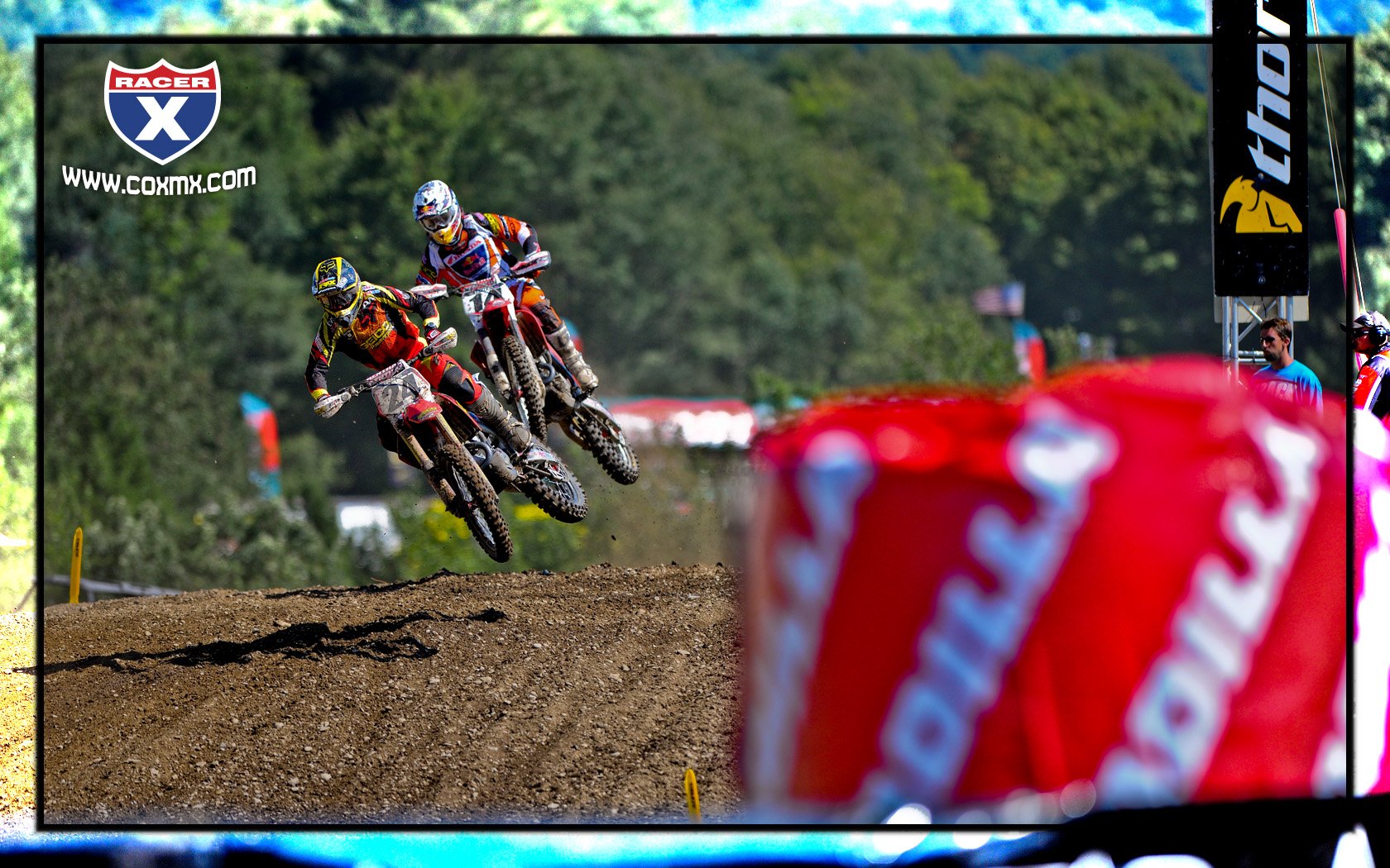 Brett Metcalfe leading Kevin Windham