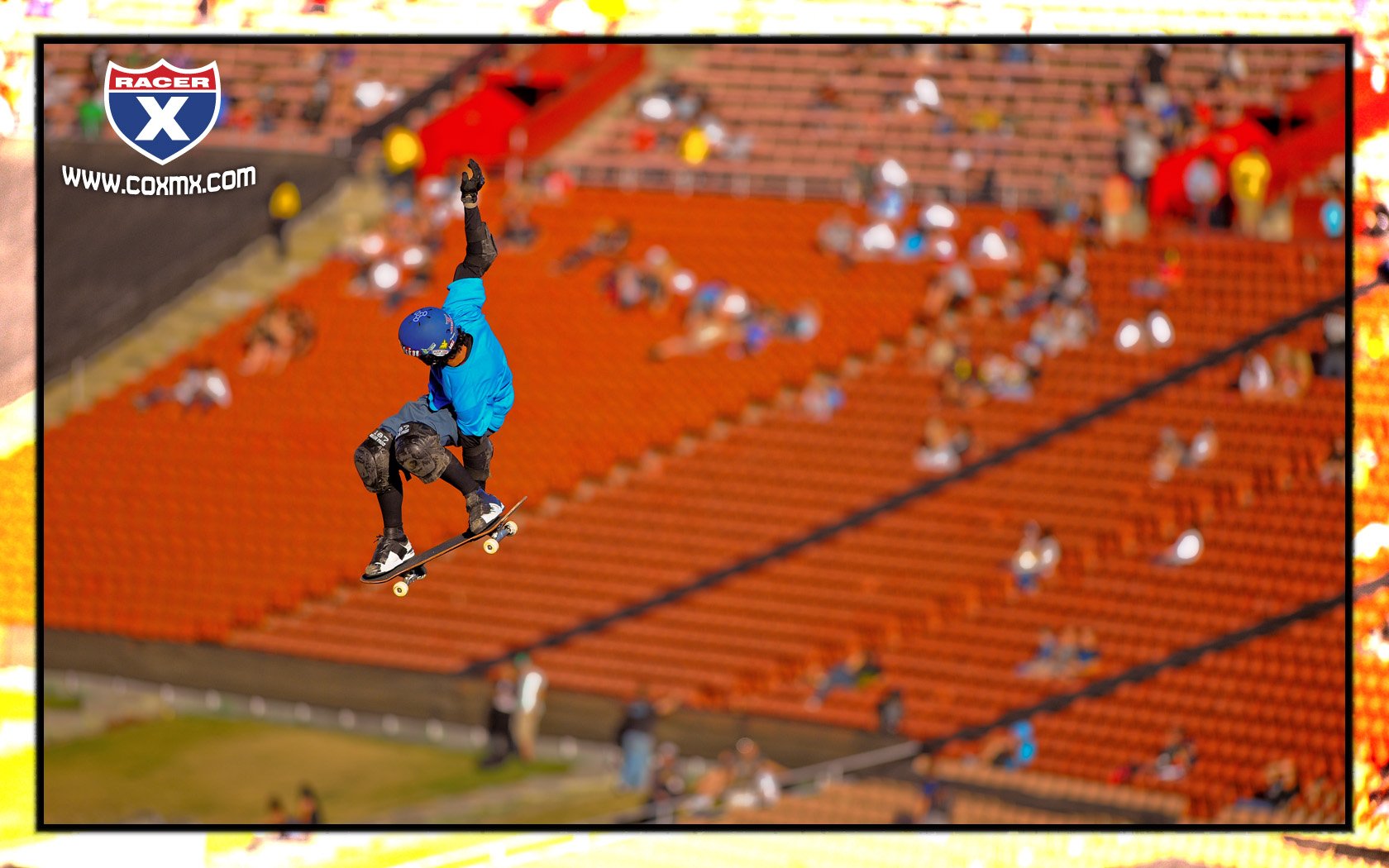 The Skateboard Big Air guys are nuts. Check the height on this.