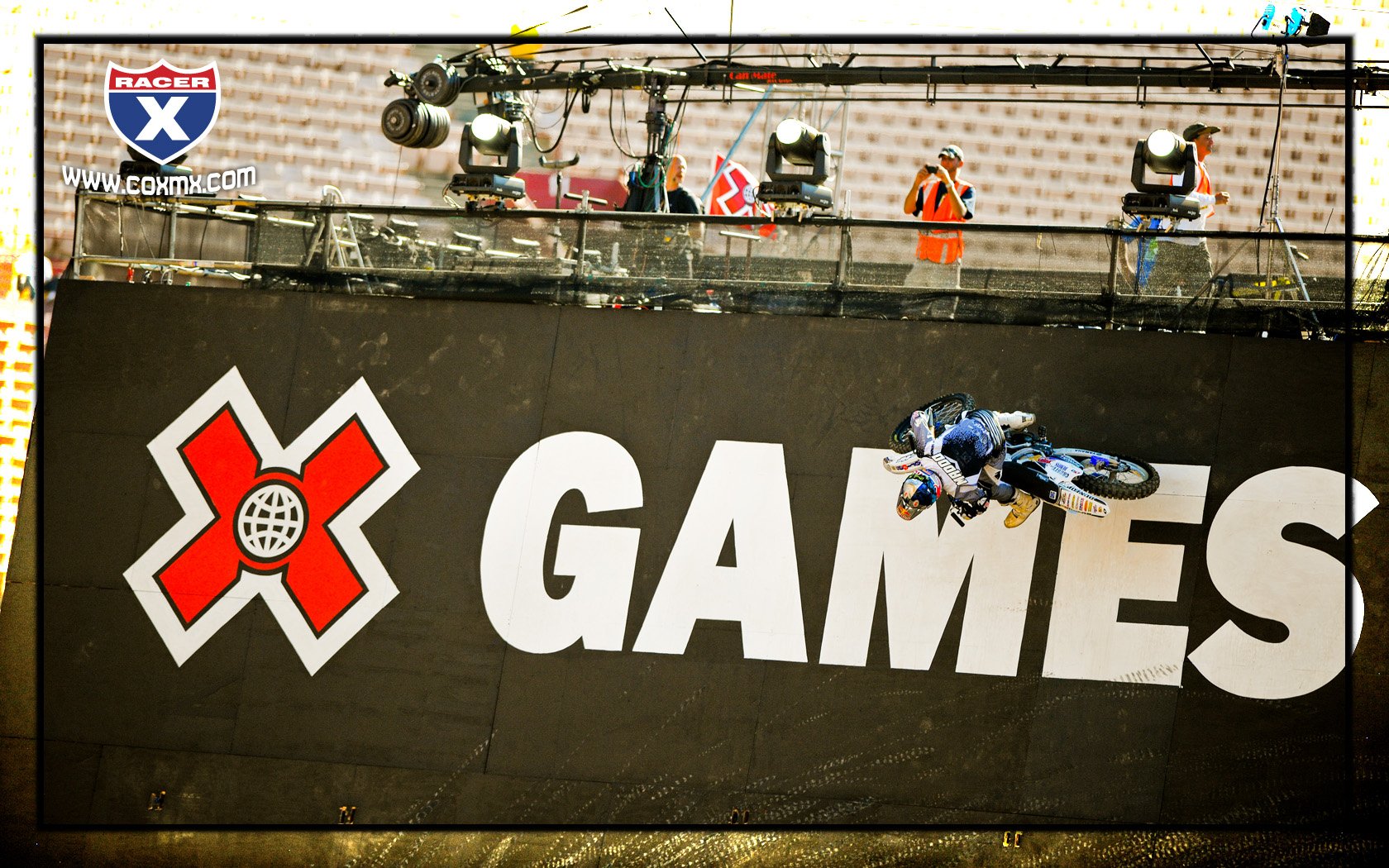 Robbie Maddison using the wall ride in Freestyle.