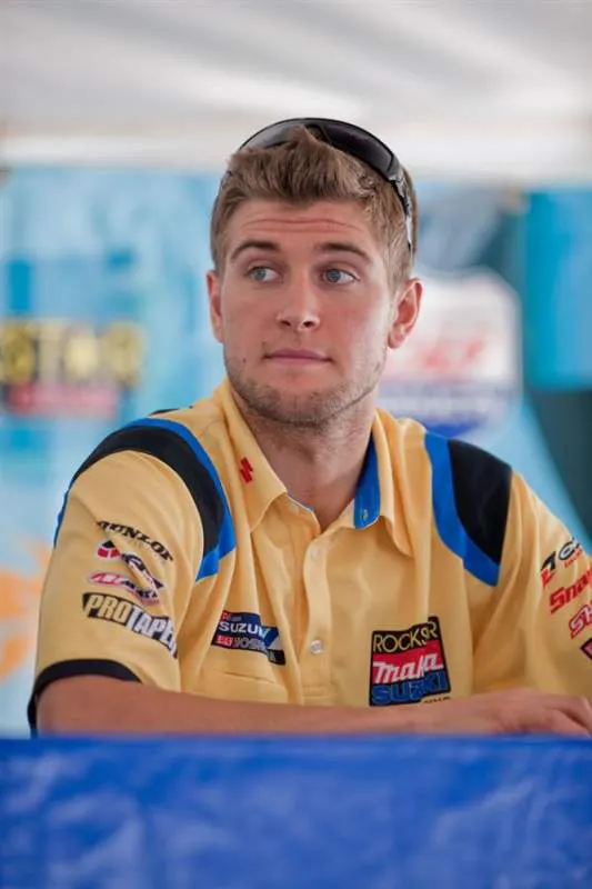Ryan Dungey seemed calm and collected in the press conference.